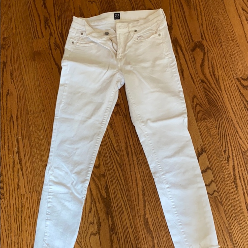 Gap white jeans
